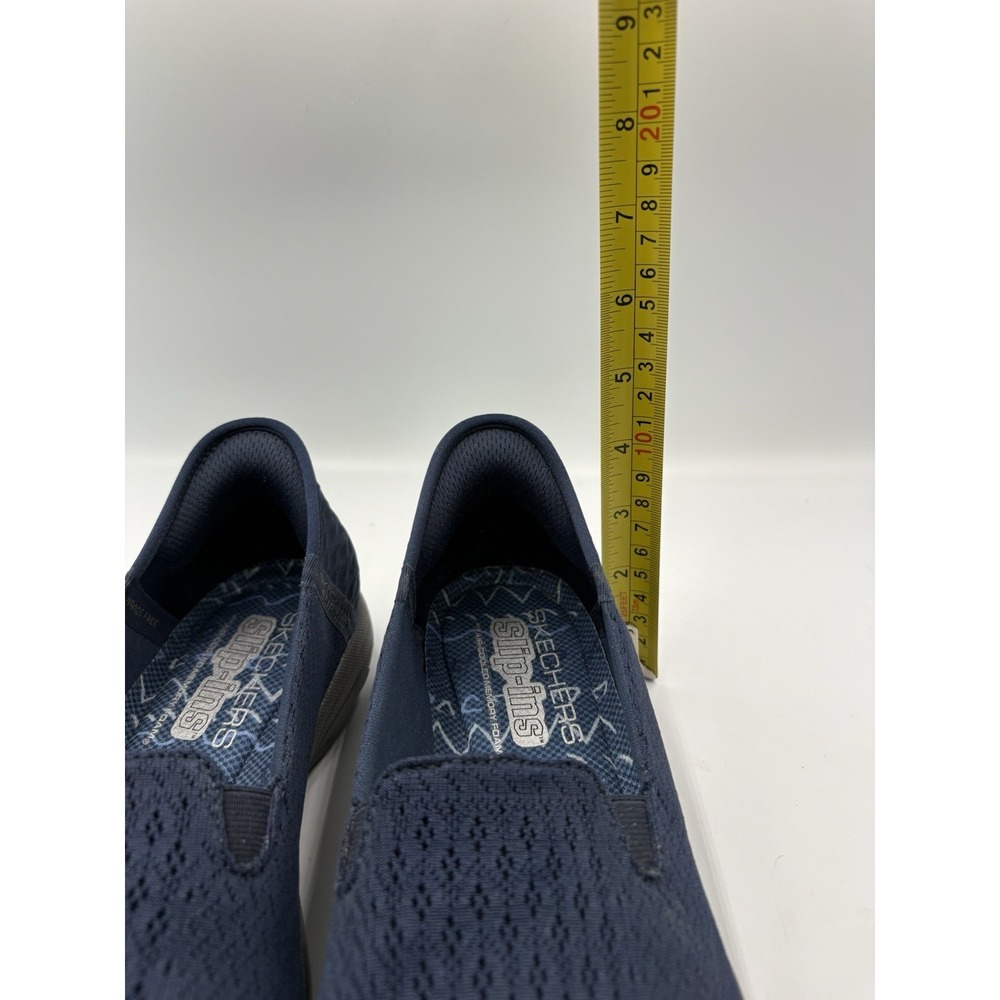 SKECHERS Hands Free Slip-ins Women's Navy Slip-On Casual Memory Foam 8.5 - Picture 7 of 10